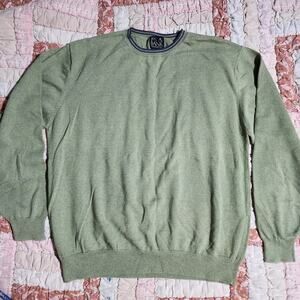 JoS. A. BANK Men's Green Crewneck Sweater